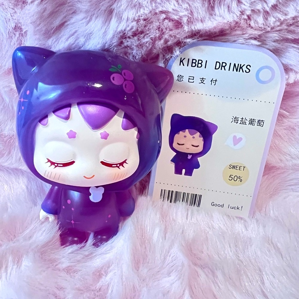 ❤️KiBBi Series- Purple Cat Figurine